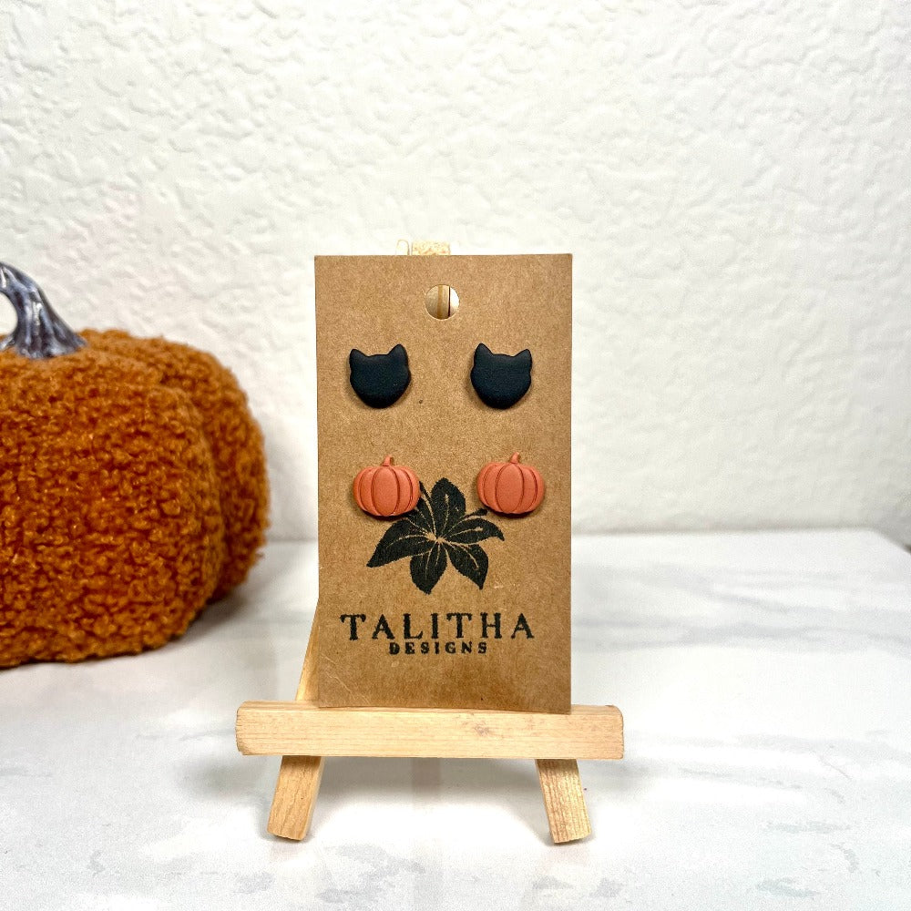 Pumpkin & Cat - Stud Pack