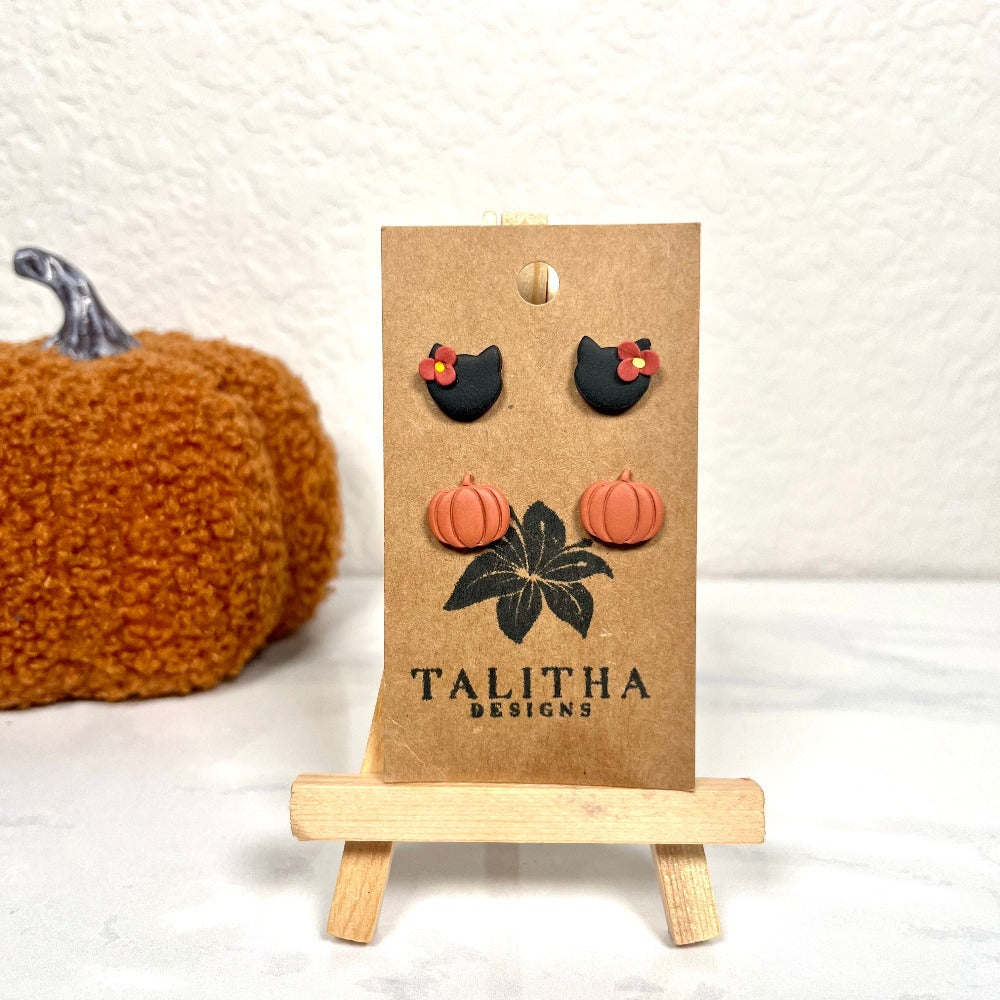 Pumpkin & Cat - Stud Pack